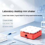 Mini reciprocating linear shaker suitable for centrifuge tubes and petri dishes, with rechargeable battery and adjustable speed, wireless shaker for incubators