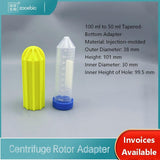Centrifuge Rotor Adapter 100 mL to 15 mL/50 mL Pointed-Bottom Centrifuge Tubes, Outer Diameter 38