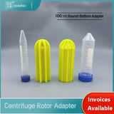 Centrifuge Rotor Adapter 100 mL to 15 mL/50 mL Pointed-Bottom Centrifuge Tubes, Outer Diameter 38