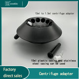 Centrifuge 15ml20ml cannula converter 1.5/5ml, plastic stainless steel cannula adapter centrifuge tube converter