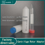 Centrifuge Adapter 50ml Conical to 15ml 10ml Conical Tube Sleeve, 50ml Rotor Capacity Conversion, Nylon Material
