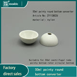 Centrifuge Rotor 50ml Tip Round Bottom Converter, 50ml Flat Bottom to Tip Bottom Adapter