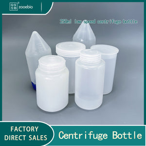 250ml centrifuge bottle, sample bottle for low-speed centrifuge, PP material, can be sterilized at high temperature