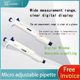 Single-channel adjustable pipette, microvolume pipette,dispenser, full range adjustable from 0.1ul to 10ml