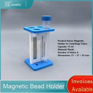Magnetic Bead Holder for 1.5mL, 2mL, 15mL, 50mL Centrifuge Tubes—Multifunctional Laboratory Magnetic Bead Separation