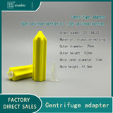Centrifuge adapter 50ml sharp bottom to 15ml/10ml/5ml/1.5ml conversion sleeve, injection molded material