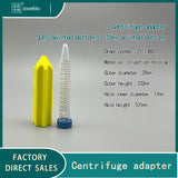 Centrifuge adapter 50ml sharp bottom to 15ml/10ml/5ml/1.5ml conversion sleeve, injection molded material