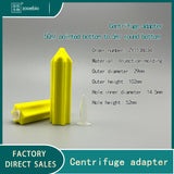 Centrifuge adapter 50ml sharp bottom to 15ml/10ml/5ml/1.5ml conversion sleeve, injection molded material