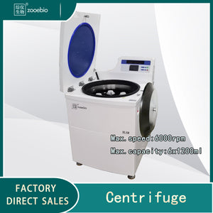 Floor standing large capacity low speed room temperature centrifuge DL6M