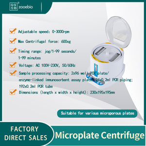 MiniG-2500 Microplate Centrifuge 96 Hole Mini Plate Throwing Machine