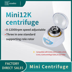 Mini centrifuge, fast PCR serum separation, high-speed and low-speed handheld centrifuge