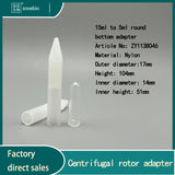 centrifuge adapter 15ml pointed bottom to 0.2ml/1.5ml/2ml/5ml Sleeve Converter, nylon material