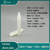 centrifuge adapter 15ml pointed bottom to 0.2ml/1.5ml/2ml/5ml Sleeve Converter, nylon material